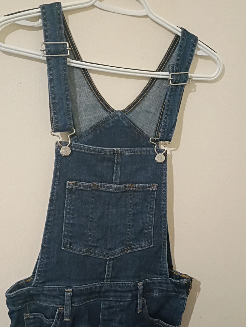 Levi's Blue Denim Women's Overalls with Front Pocket